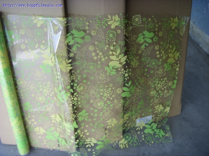 BOPP COLOR PRINTED FLOWER WRAPPING FILM